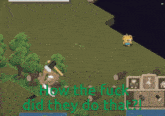 a screenshot of a game with the words how the fuck did they do that