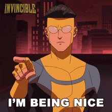 I'M Being Nice Mark Grayson GIF - I'M Being Nice Mark Grayson Invincible GIFs