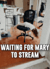 Mary Waiting GIF