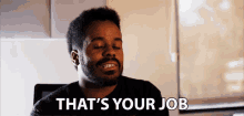 Thats Your Job Thats Your Role GIF