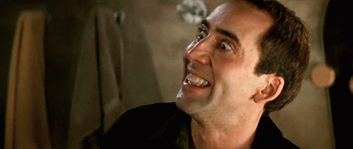 Nicolas Cage Creepy Face Meme