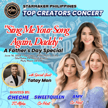 a poster advertises a father 's day special