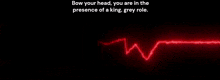 a blurred image with the words bow your head you are in the presence of a killer