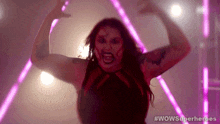 Screaming Chainsaw GIF - Screaming Chainsaw Wow Women Of Wrestling GIFs