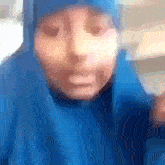 Hijab Blue Hijab GIF - Hijab Blue Hijab Stan Twitter GIFs