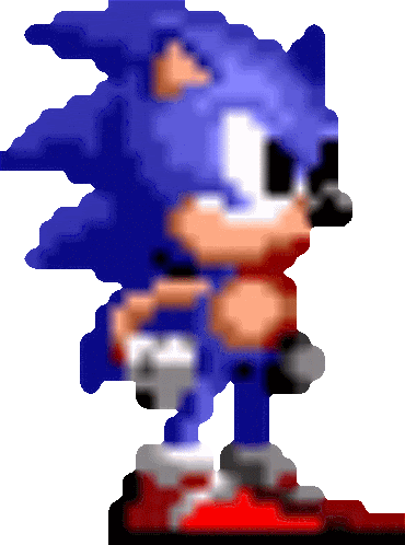 Sonic VS Classic Sonic [Sprite Animation] 