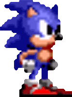 Classic Sonic Sonic The Hedgehog Sticker - Classic Sonic Sonic The Hedgehog Sprites Stickers