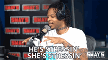 Hes Stressin Shes Stressin GIF - Hes Stressin Shes Stressin Strained GIFs