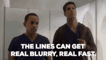 Blurry Lines GIF - The Good Doctor The Lines Can Get Real Blurry Real Fast GIFs