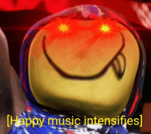Captain Smilez Happy Music Intensifies GIF - Captain Smilez Happy Music Intensifies Glowing Eyes GIFs