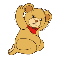 Bear Sad Sticker - Bear Sad Gloomy Stickers