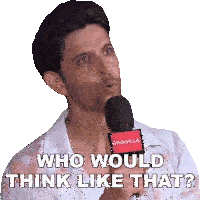 Who Would Think Like That Hrithik Roshan Sticker - Who Would Think Like That Hrithik Roshan Pinkvilla Stickers
