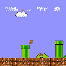 Super Mario Video Game GIF - Super Mario Video Game Game Over GIFs