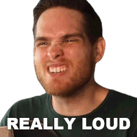 Really Loud Sam Johnson Sticker - Really Loud Sam Johnson Its Noisy Stickers