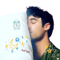 Darren Criss Sleepy Sticker - Darren Criss Sleepy Asleep Stickers