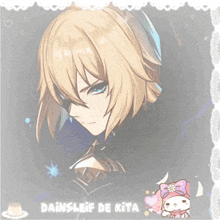 a drawing of a girl with the name dainsleif de kita