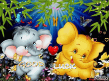 Good Luck Elephants GIF - Good Luck Elephants Heart GIFs