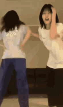 Momo And Sana Twerking Tiktok GIF