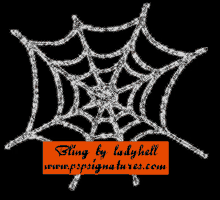 web spiderweb bling by lady hell