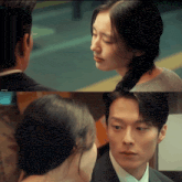 a man and a woman are looking at each other and the man 's name is anna