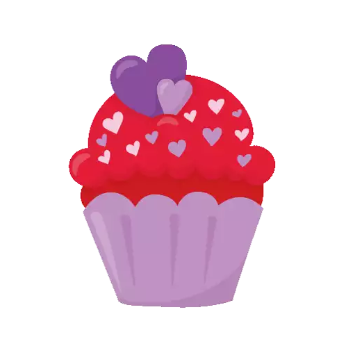 Love Cup Cake Love Sticker - Love Cup Cake Love Cake Stickers