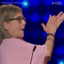 Clapping Claudette GIF - Clapping Claudette Family Feud Canada GIFs