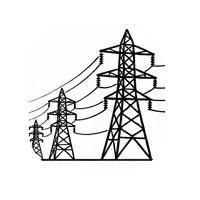 a black and white drawing of a power line with the words interferencas eletromagneticas above it