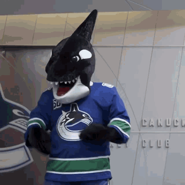 Vancouver Canucks Fin The Whale GIF - Vancouver canucks Fin the
