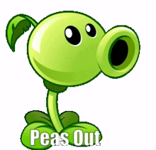 pea shooter peas out plants vs zombies pea peas