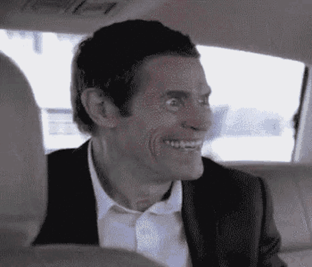 William Dafoe Weird GIF - William Dafoe Weird Creepy Smile GIFs