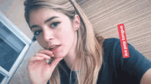 Chrissy Costanza Tongue GIF - Chrissy Costanza Tongue Red GIFs