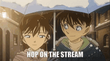 Detective Conan Hop On Stream Shinichi Hop On Stream GIF