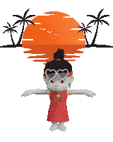 a cartoon girl wearing a headband that says emotiona