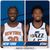 New York Knicks Vs. Utah Jazz Pre Game GIF - Nba Basketball Nba 2021 GIFs