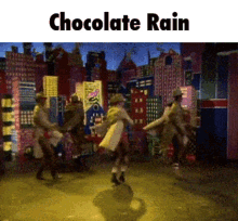 Its Raining Men Chocolate Rain GIF
