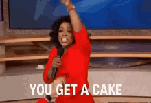 Cake Oprah GIF - Cake Oprah You Get A Cake GIFs