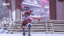a video game character with the word highlight on the bottom right