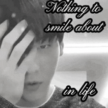Nothing To Smile About In Life Monochrome GIF