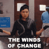 The Winds Of Change Have Blown Nancy GIF - The Winds Of Change Have Blown Nancy Grease Rise Of The Pink Ladies GIFs