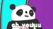 very aggressive panda oh you