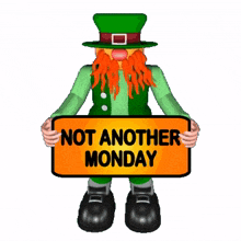 not another monday monday mon i hate mondays leprechaun