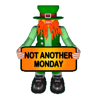 Not Another Monday I Hate Mondays Sticker - Not Another Monday Monday Mon Stickers