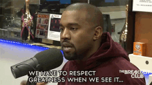 We Have To Respect Greatness When We See It GIF - The Breakfast Club Kayne Respect GIFs