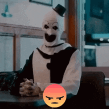 Art The Clown Angry Emoji GIF