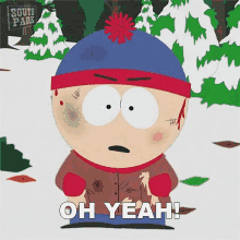 oh yeah stan marsh south park s8e14 woodland critter christmas