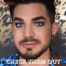 check them out adam lambert seventeen look at them give them a look