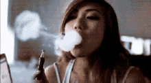 Asian Girl GIF - Asian Girl Smoking GIFs