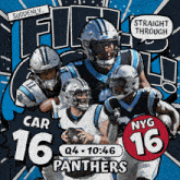 New York Giants (16) Vs. Carolina Panthers (16) Fourth Quarter GIF - Nfl National Football League Football League GIFs