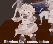 Saya When Saya Comes Online GIF - Saya When Saya Comes Online Saya Is Finally Online GIFs