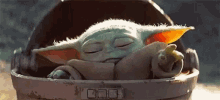 Baby Yoda The Force GIF - Baby Yoda The Force The Mandalorian GIFs
